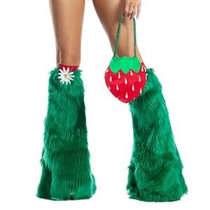 Rave Furry Leg Warmers
